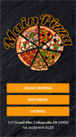 Mobile Screenshot of mainpizza.net